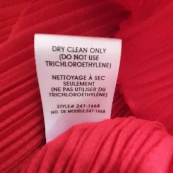 Nanette Lepore Long Sleeves Square Neckline Micropleat Blouse Sz/4 - Picture 7 of 13